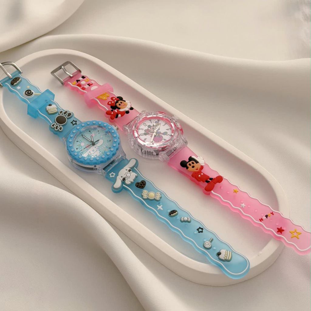 ساعت بچه گانه چراغدار کد 2607 - خرید آنلاین از گالری آداس